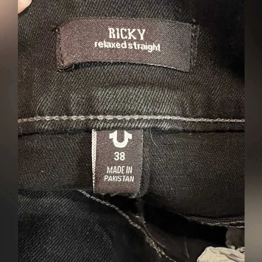 NWT True Religion Ricky Relaxed Straight Men‎ Jeans- 38